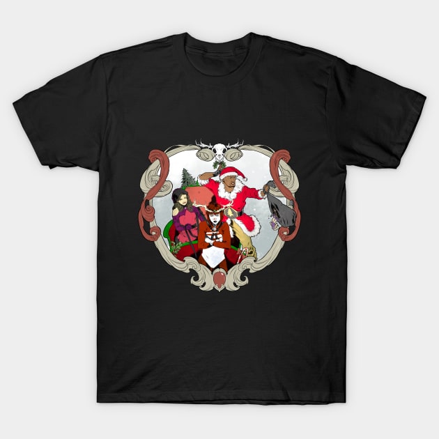 It's a Bad Rock Christmas T-Shirt by Adam Blackhat